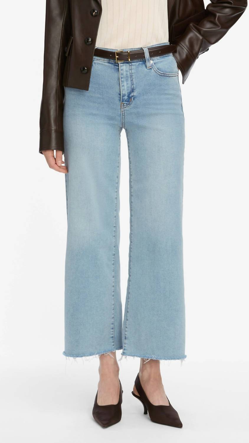 Frame - Denim Le Palazzo Crop Jeans