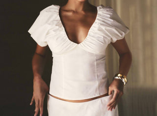 J.Crew - Cecily Top In Stretch Cotton Poplin Blend