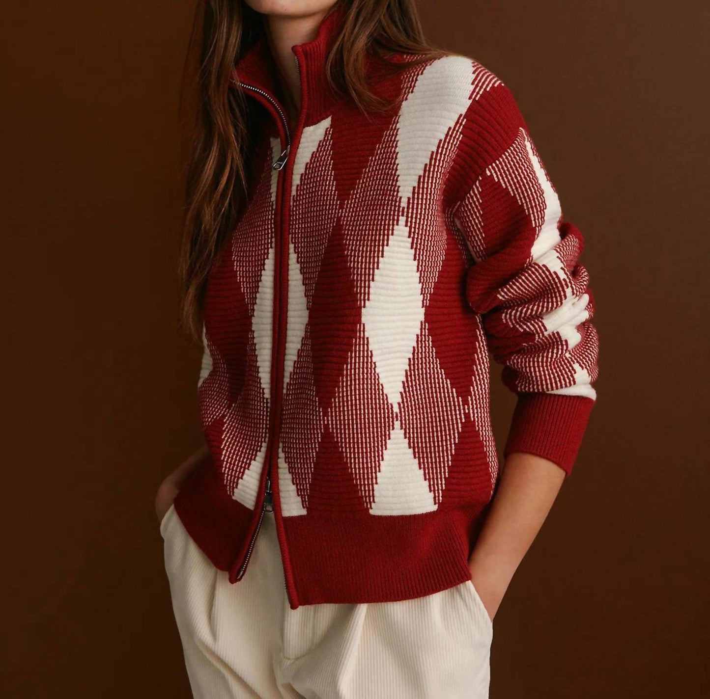 Varley - Karina Jacquard Knit Jacket