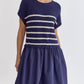 Entro - Striped Layered Dress