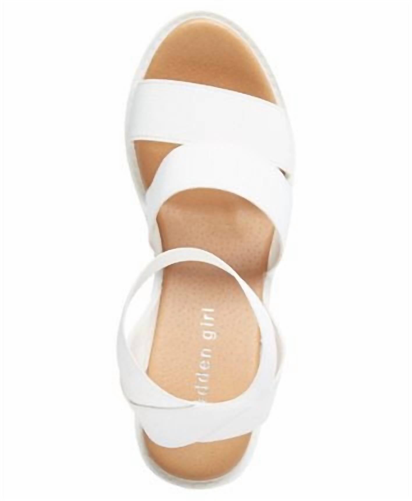 Madden Girl - Women's Elastic Lug Sole Ankle Strap Sandals