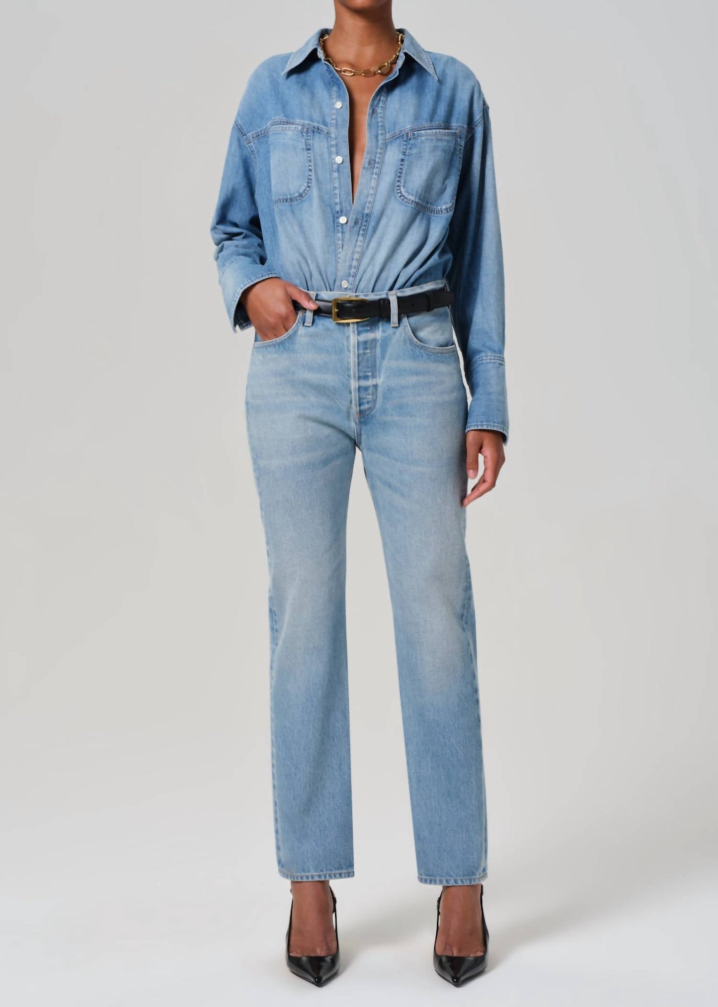 Citizens Of Humanity - Blaine High Rise Straight Jeans
