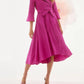 Joseph Ribkoff - Belted High Low Wrap Dress