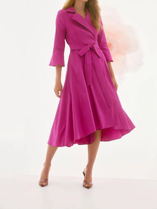 Joseph Ribkoff - Belted High Low Wrap Dress