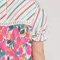 Entro - Mixed Print & Lace Blouse