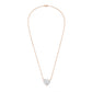 Diana M Jewels - 14kt 3.00 Cts Lab Grown Diamond Solitaire Pendant Necklace