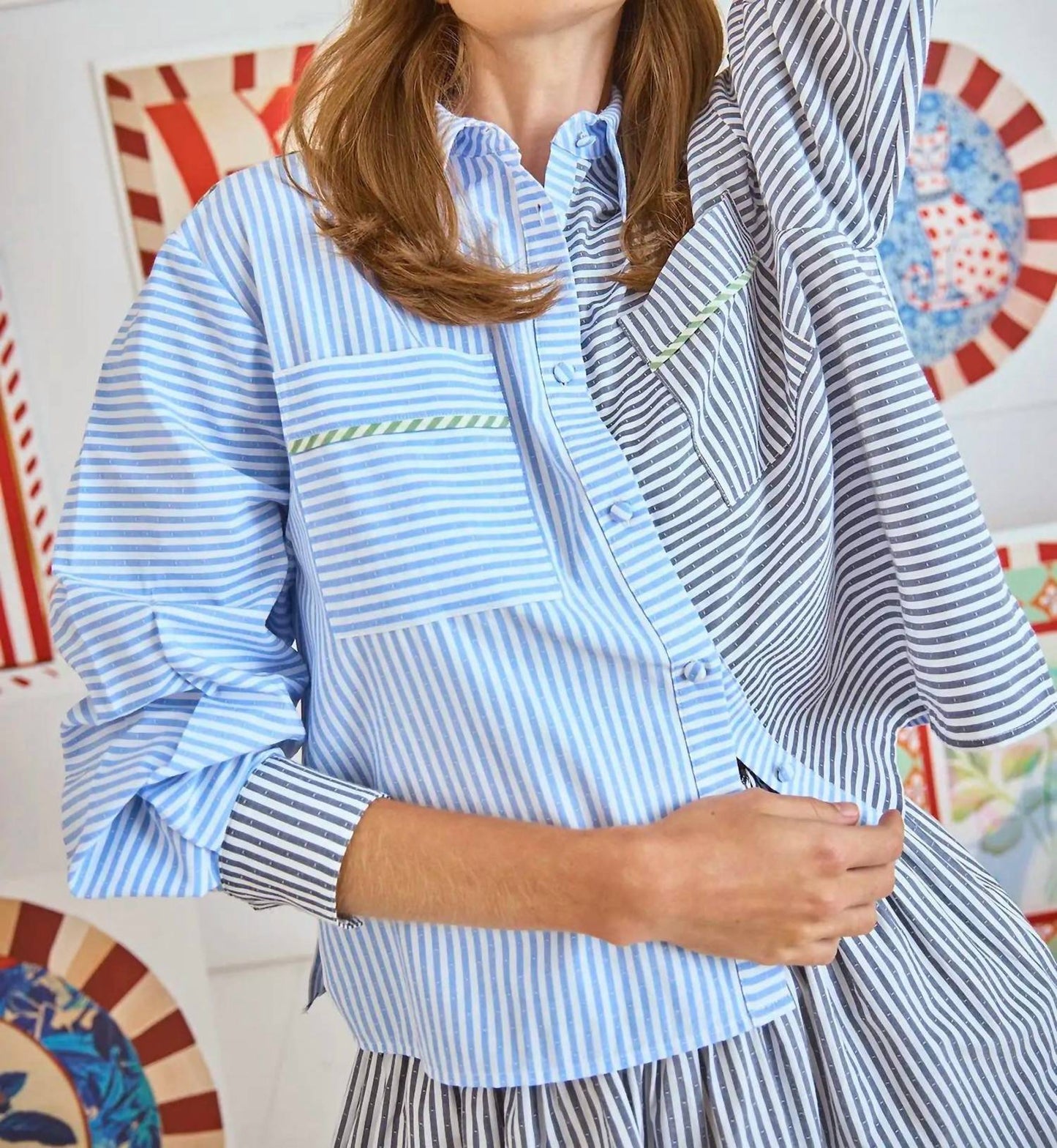 Hunter Bell - Croquet Stripe Hudson Shirt