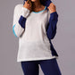 French Kyss - V-neck Long Sleeve Hoodie