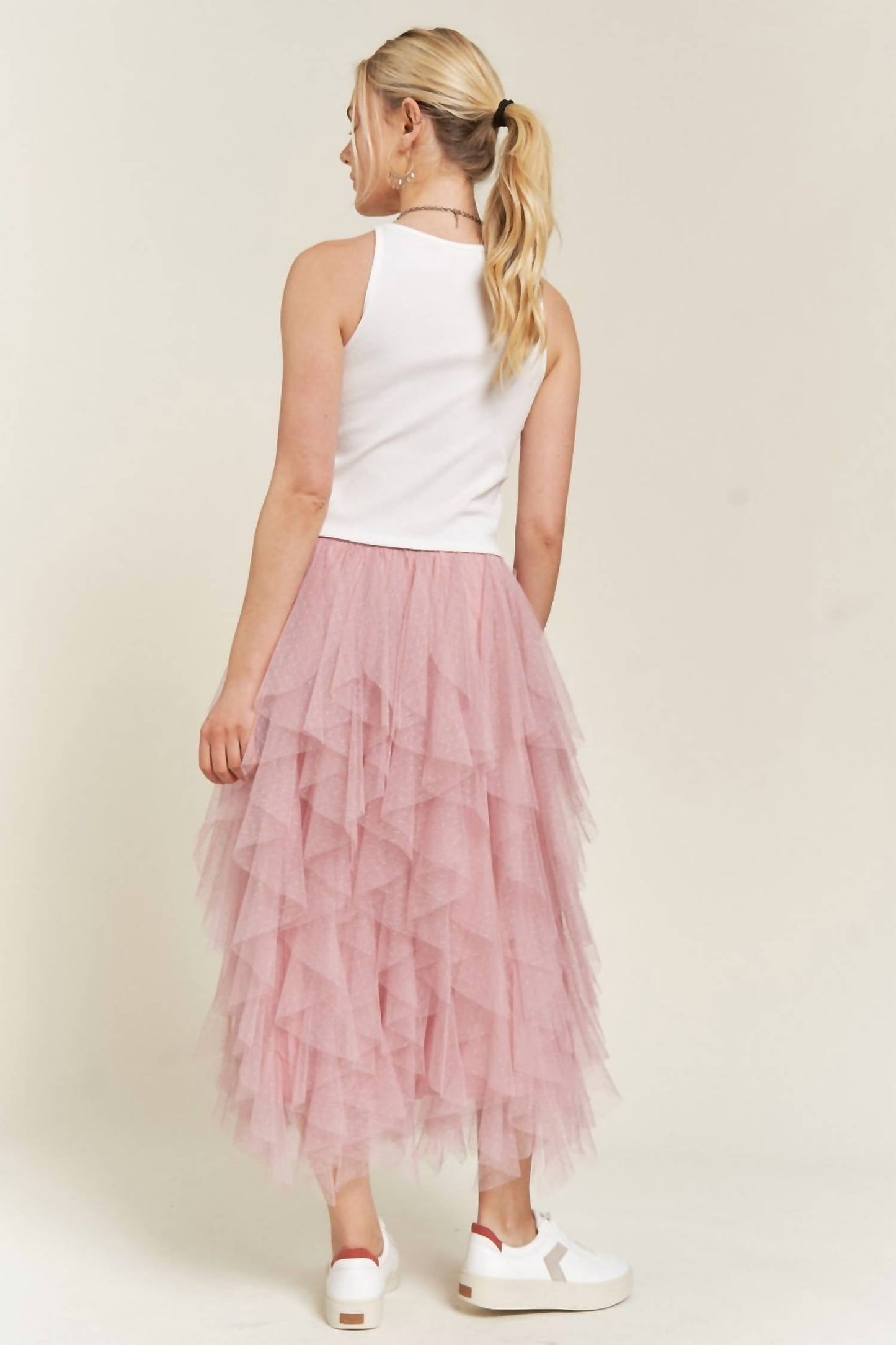 Jade By Jane - Tiered Mesh Skirt