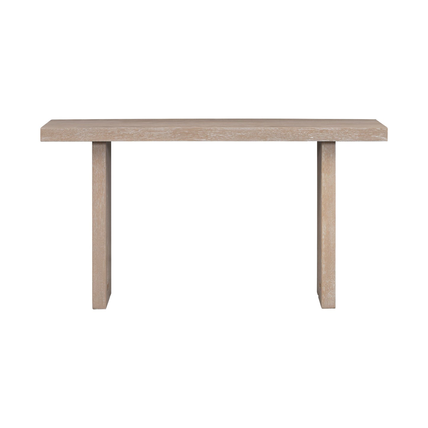 U_STYLE Uniquely Designed Oak Veneer Console Table