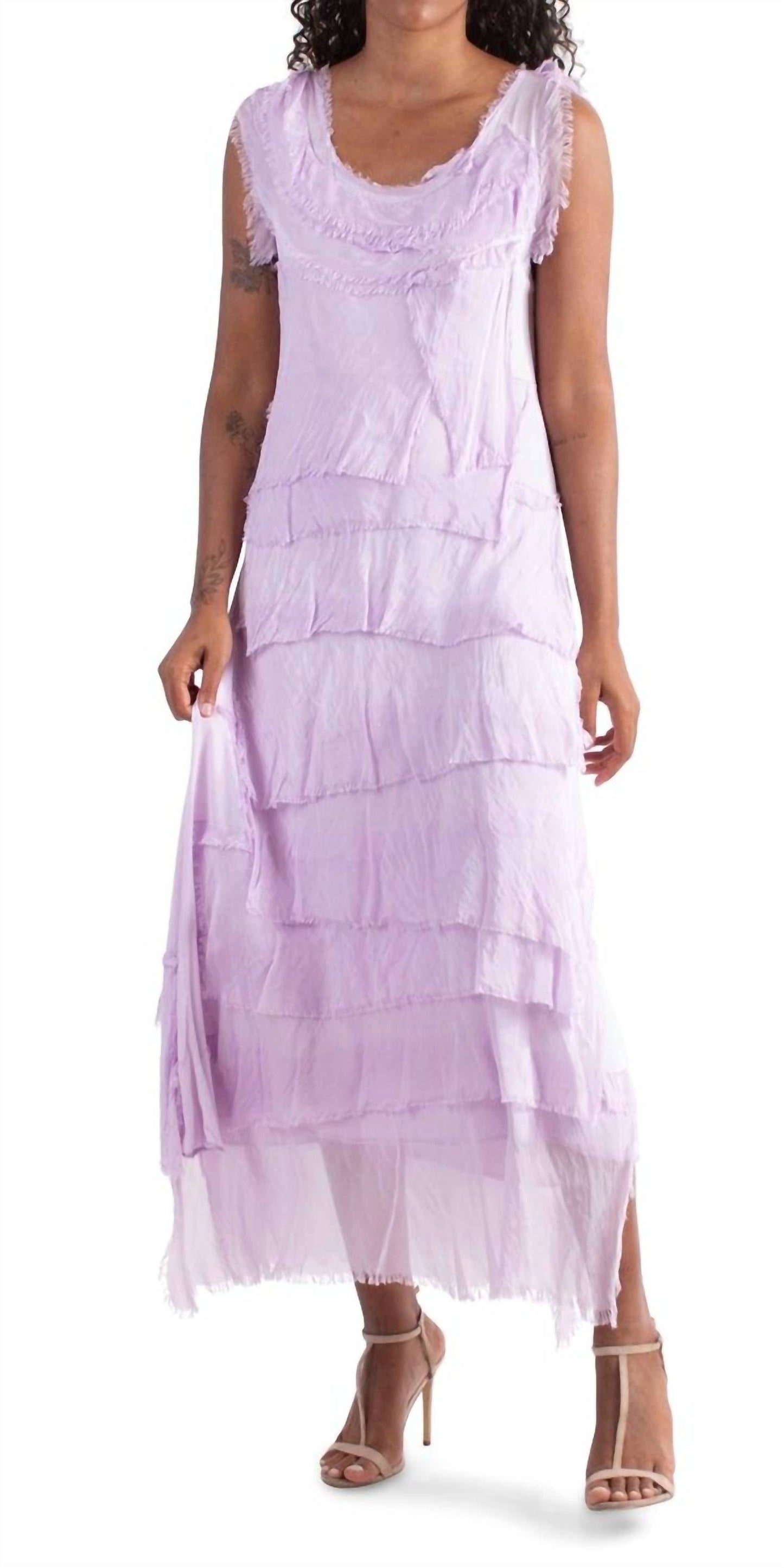 Gigi Moda - Siena Long Ruffle Dress