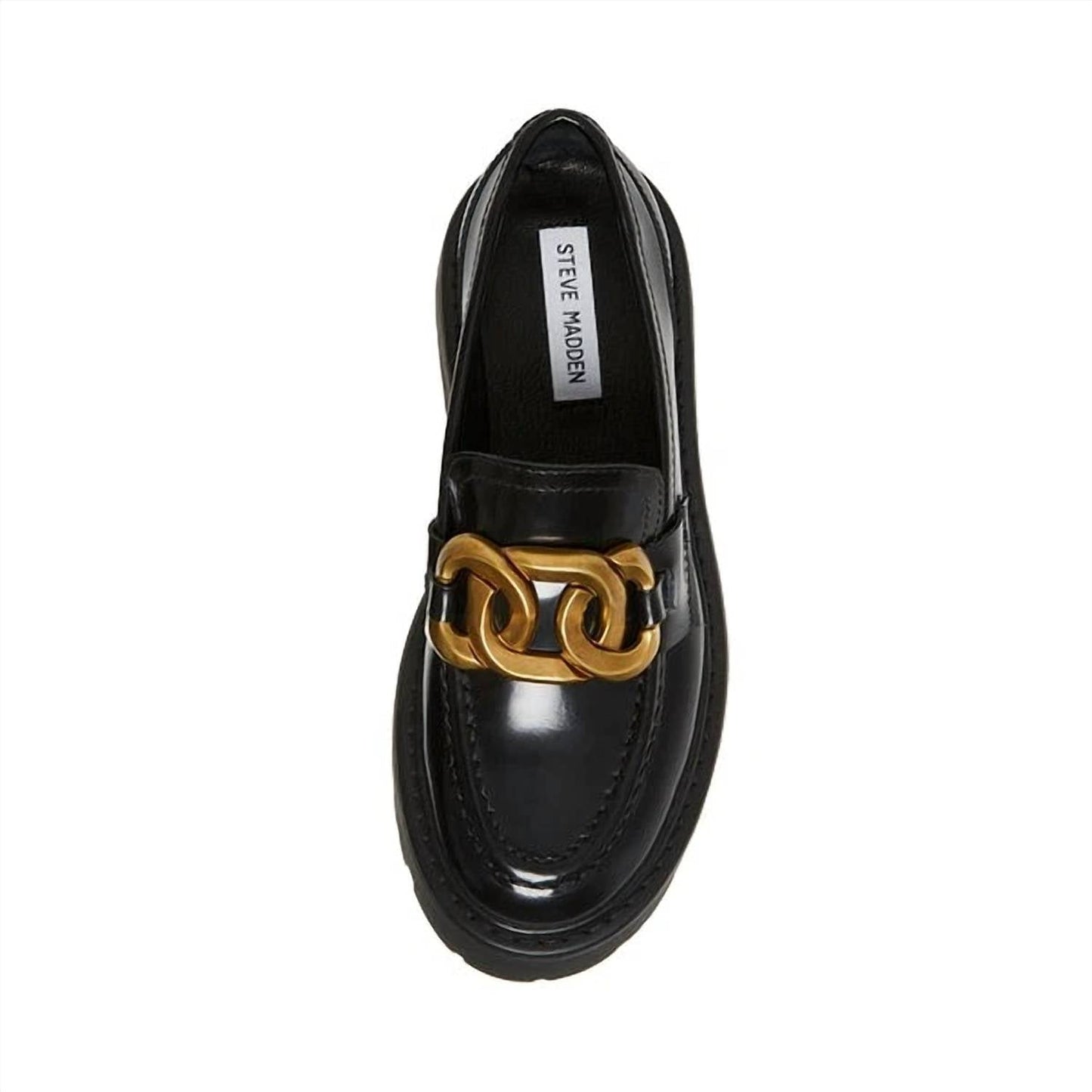 Steve Madden - Women's Rover Slip On Chunky Platform Chain Detailed Loafers