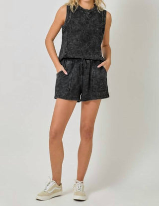 Mystree - Bowie Sleeveless Terry Top