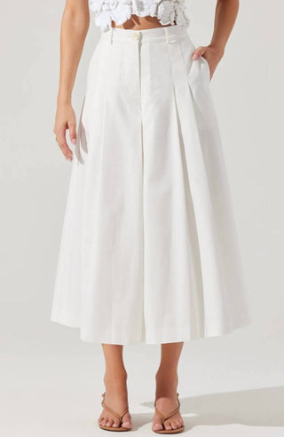 Astr - Rowen Pleated Culotte Pants