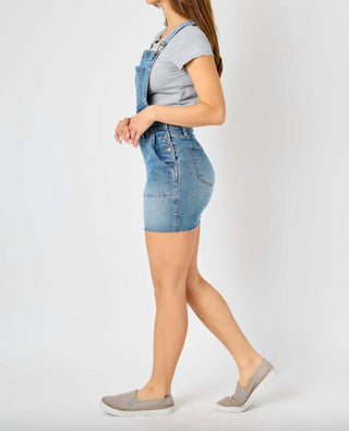 Judy Blue - Raw Hem Overall Skirt