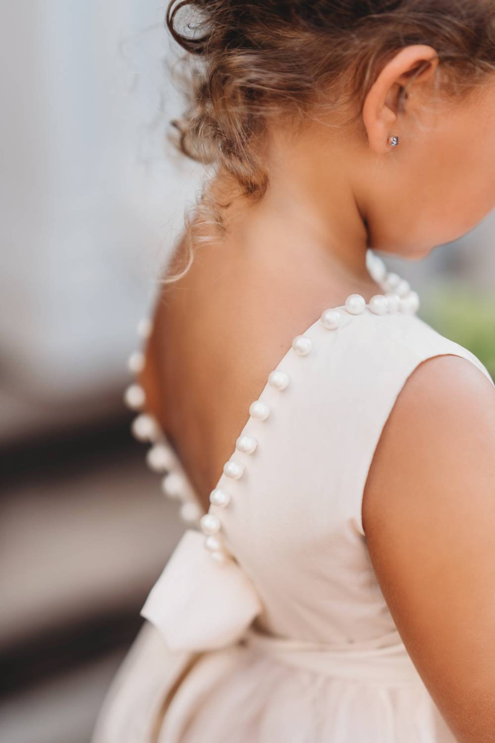 Only Little Once - Pearl Accent Gown