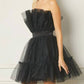 Entro - Strapless Tulle Dress