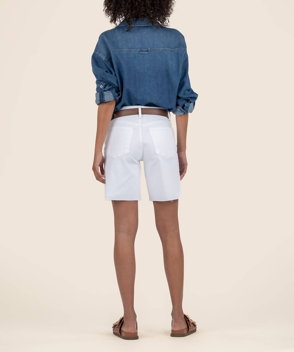 Kut From The Kloth - Hailey High Rise Long Bermuda Short
