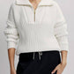Varley - NATALIA HALF ZIP SWEATER