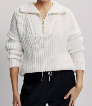 Varley - NATALIA HALF ZIP SWEATER