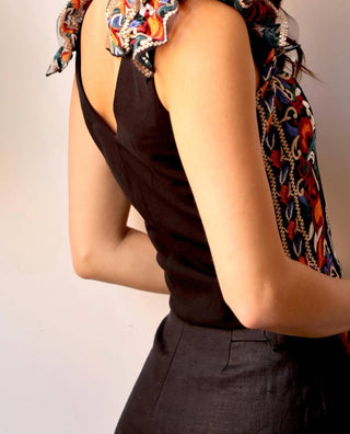 Eva Franco - Embroidered Corset Top