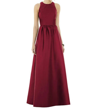 Alfred Sung - Sleeveless Keyhole Back Dress