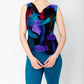 Frank Lyman - Abstract Cowl Neck Knit Top