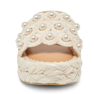 Dolce Vita - Women's Caper Raffia Platform Slide Sandal