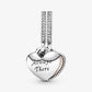 Pandora - Always There Heart Dangle Charm
