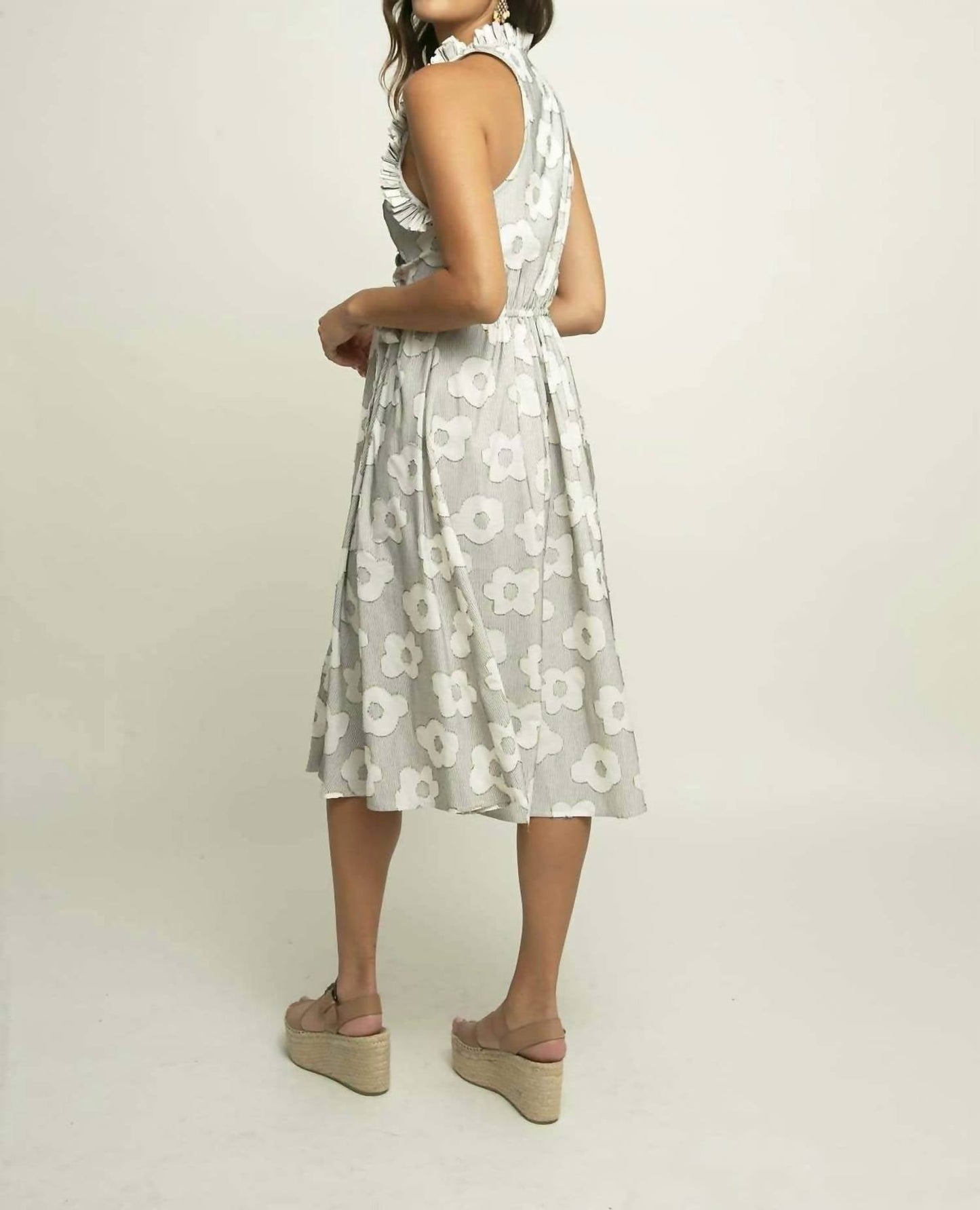 Eva Franco - Fable V Neck Midi Dress
