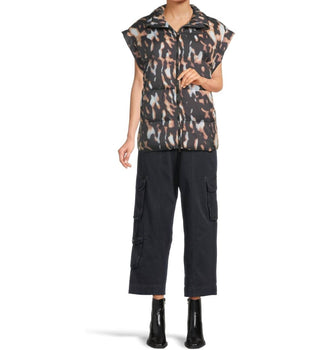 Free People - Printed In A Bubble Puffer Vest