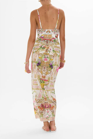 Camilla - Twist Front Long Skirt