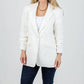 Cinq A Sept - Linen Suiting Kylie Blazer - Ivory