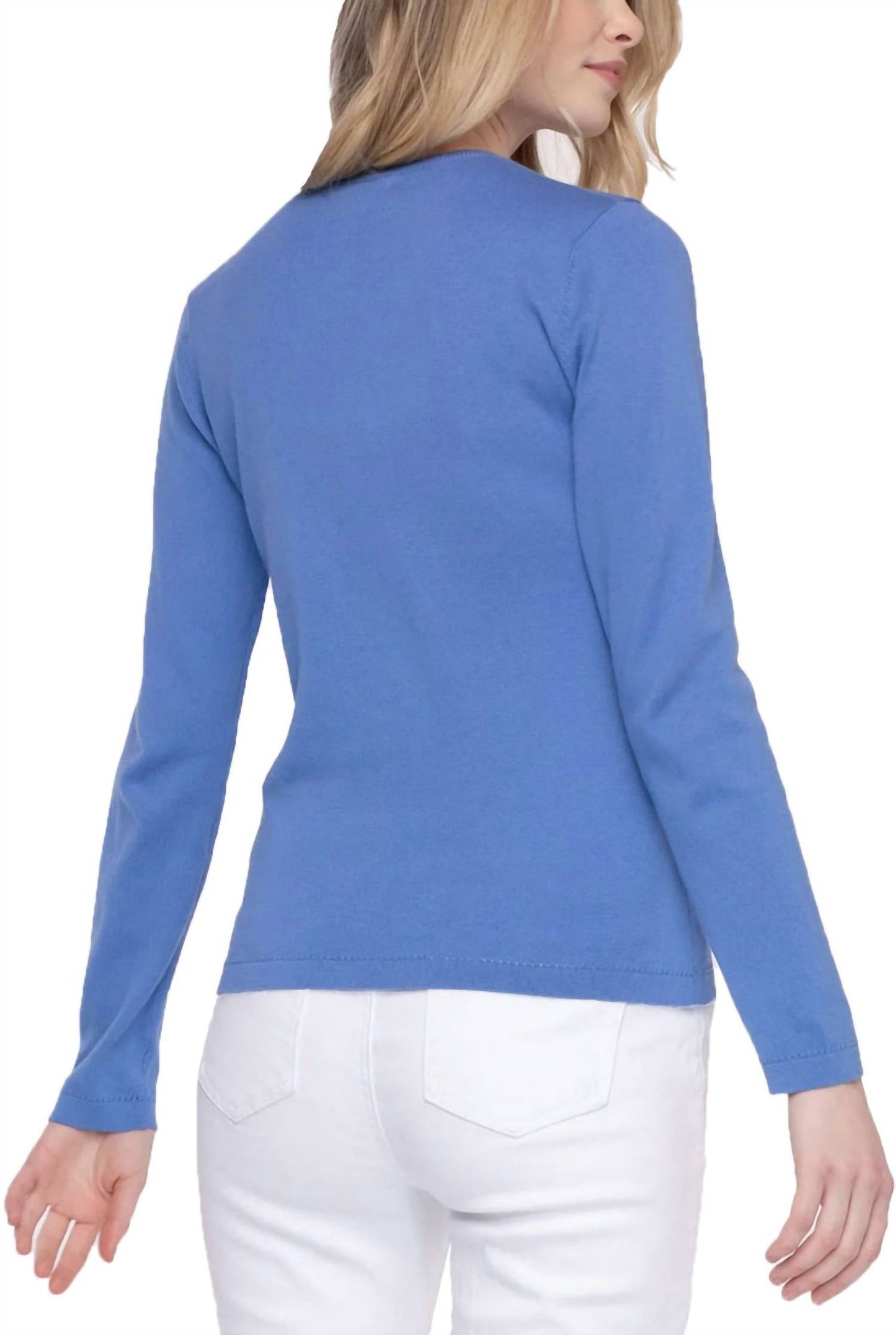 Alashan Cashmere - COTTON CASHMERE CLASSIC CREW NECK PULLOVER