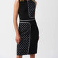 Joseph Ribkoff - Polka Dot Sleeveless Sheath Dress