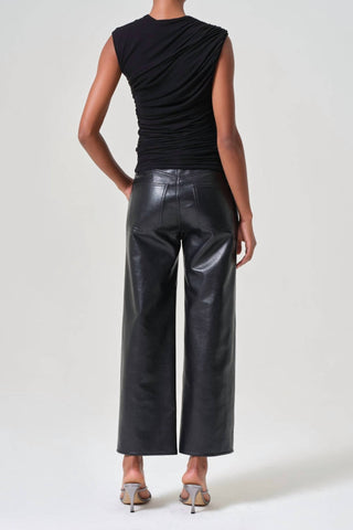 Agolde - Ren Wide Leg Recycled Leather Pants