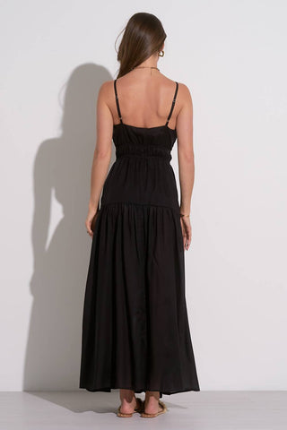 Elan - Mindy Tie Front Maxi Dress