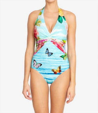 Johnny Was - Costa Azul Twist One Piece Swimsuit