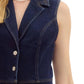 Entro - Ellie Sleeveless Button Down Denim Romper