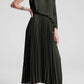 A.L.C. - Mara Georgette Pleated Midi Dress