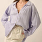 Promesa - Cotton Raw-edge Button-up Shirt