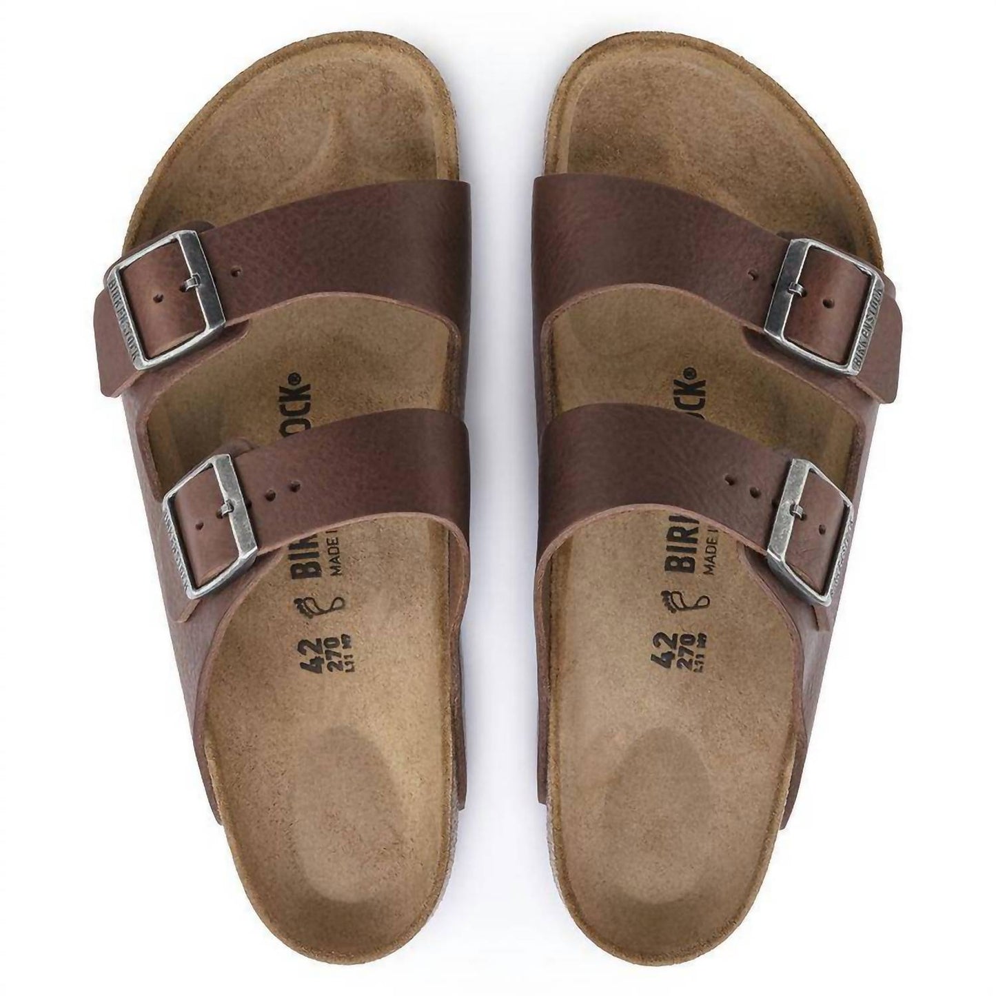 Birkenstock - Men's Arizona Roast Hard Foot Bed Sandal