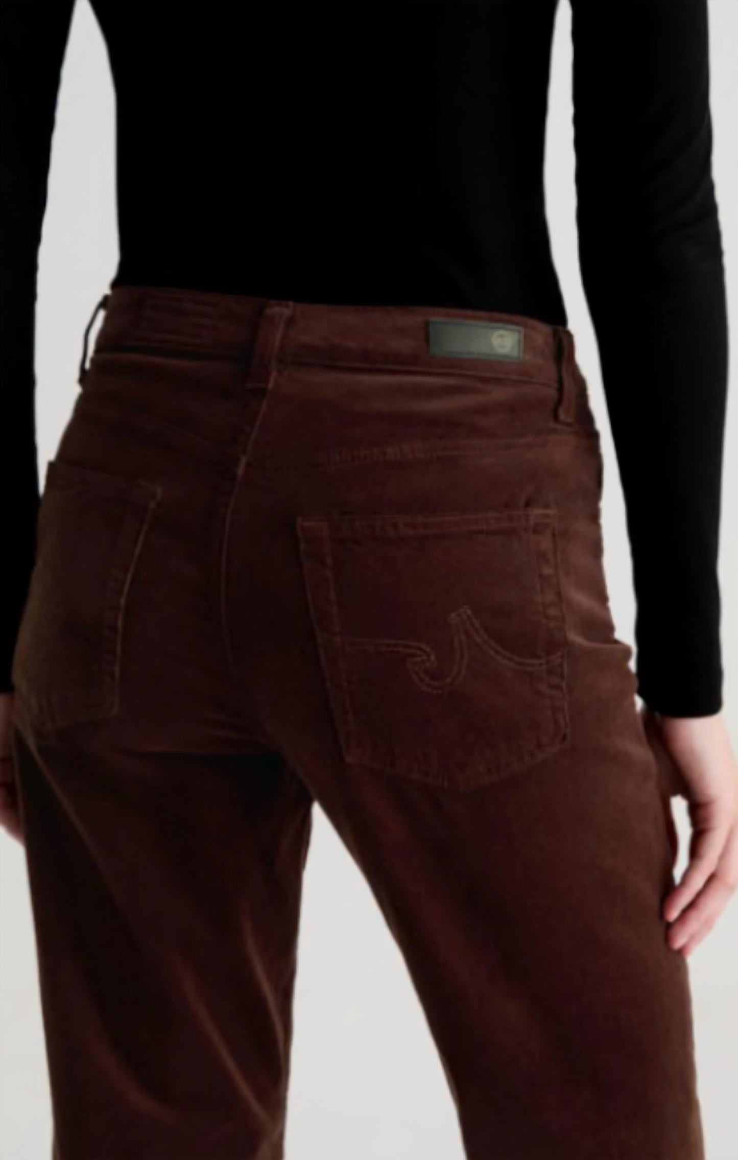 Ag Jeans - Brinley Corduroy Mid Rise Straight Jeans