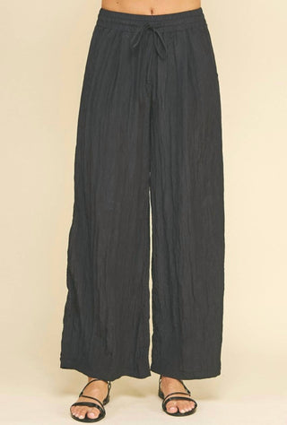 Pinch - Textured Wide Leg Woven Pants