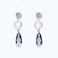 Avenue Chic - Women's Rose Teardrop Earrings