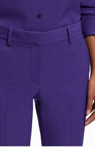 Theory - Treeca Crop Straight Wool Dress Pants
