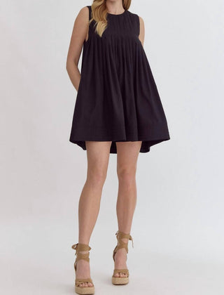 Entro - Pleated Mini Dress