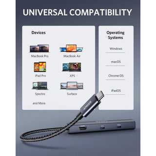 Anker PowerExpand+ 5-in-1 - Docking station - USB-C - HDMI - GigE