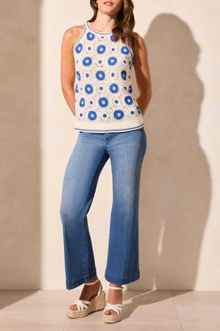Tribal - Crochet Retro Sweater Tank Top