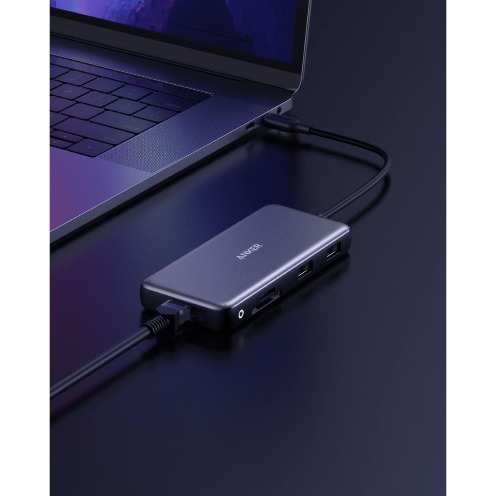 Anker 8-in-1 USB-C Hub  Black
